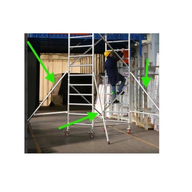 Vendita online Modulo S staffe stabilizzatrici lunghe per trabattello Jolly